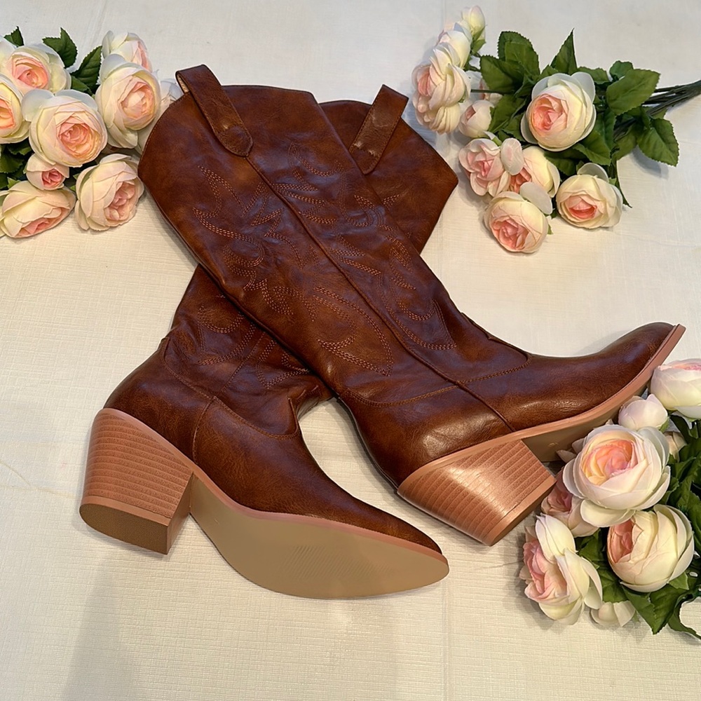 Knee High Cowboy Boots